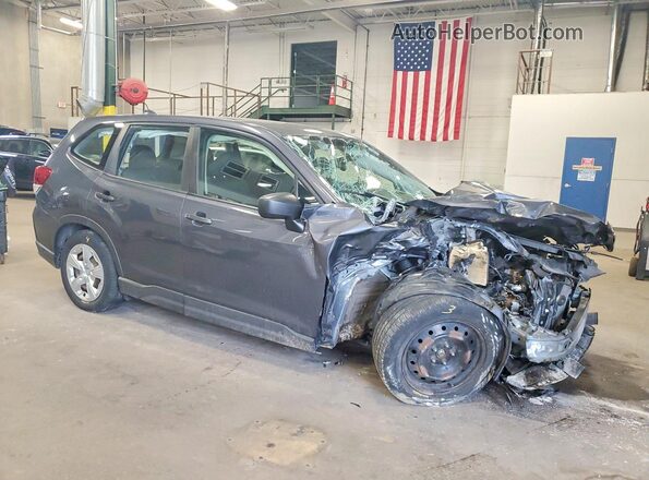 JF2SKAAC7LH420119 2020 SUBARU FORESTER Gray Front right