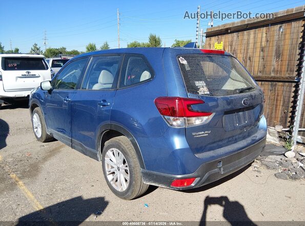 JF2SKAAC7MH442154 2021 SUBARU FORESTER Blue Trasero izquierdo