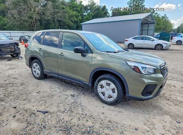 JF2SKAAC9KH521564 2019 SUBARU FORESTER Green Передня права чверть