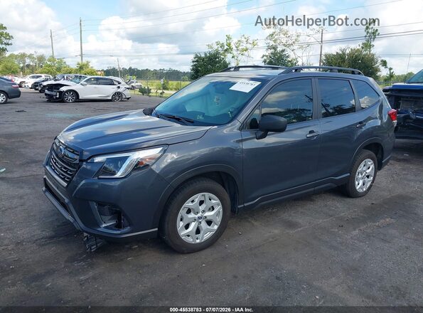 JF2SKACC0NH403744 2022 SUBARU FORESTER Gray Przód lewy