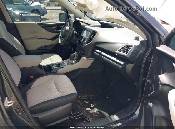 JF2SKACC0NH403744 2022 SUBARU FORESTER Gray Widok wnętrza z przodu