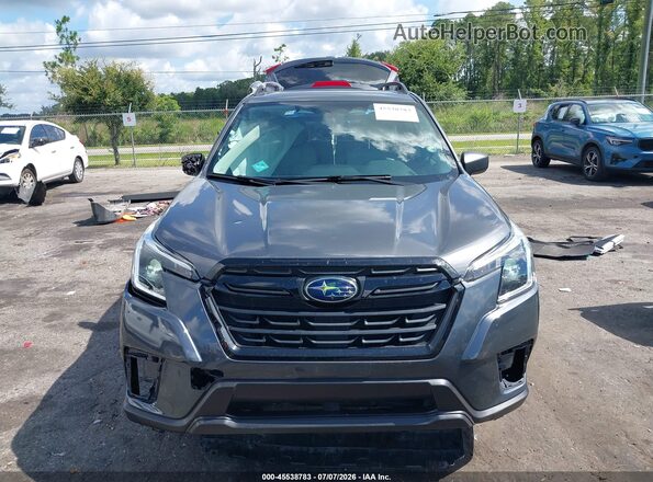 JF2SKACC0NH403744 2022 SUBARU FORESTER Gray Widok zestawu wskaźników