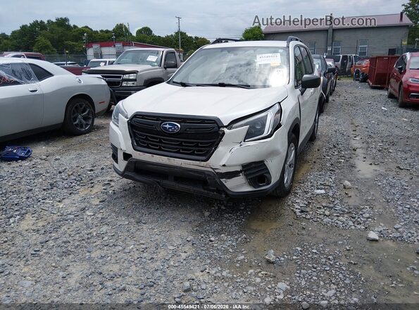 JF2SKACC1NH494281 2022 SUBARU FORESTER Белый Вид спереди