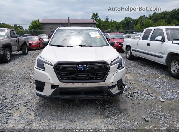JF2SKACC1NH494281 2022 SUBARU FORESTER Белый Вид щитка приборов
