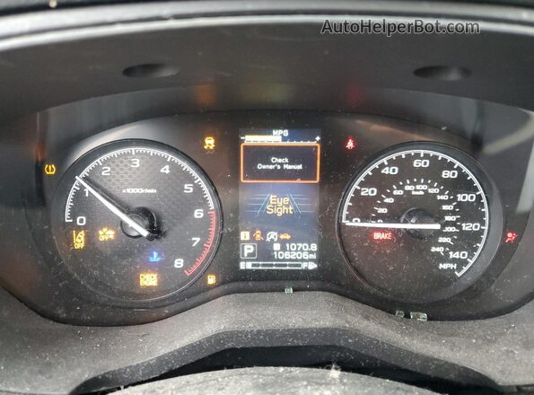 JF2SKACC2KH513559 2019 SUBARU FORESTER Gray Instrument cluster view