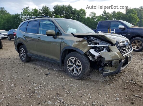 JF2SKACC4RH463919 2024 SUBARU FORESTER Green წინა მარჯვენა