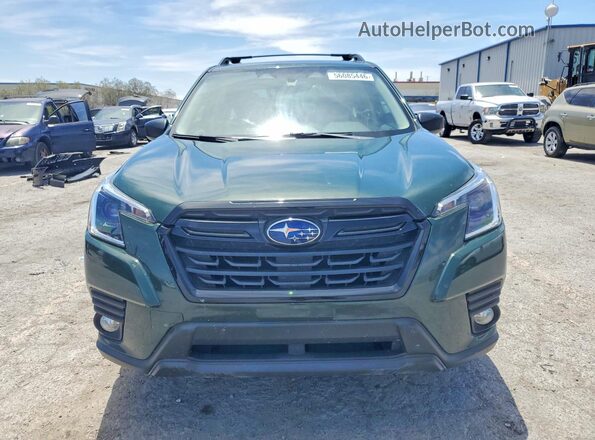 JF2SKACC5NH465608 2022 SUBARU FORESTER Green Front view