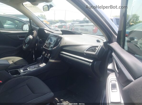 JF2SKACC6KH485636 2019 SUBARU FORESTER Silver წინა სალონის ხედი