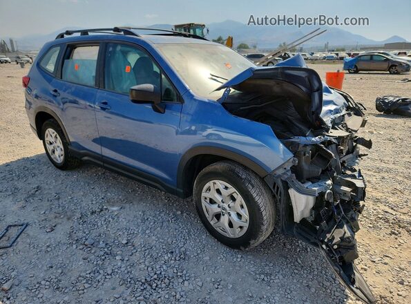 JF2SKACC7KH478291 2019 SUBARU FORESTER Blue Przód prawy