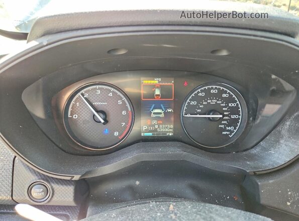 JF2SKACC8KH457210 2019 SUBARU FORESTER Silver Instrument cluster view