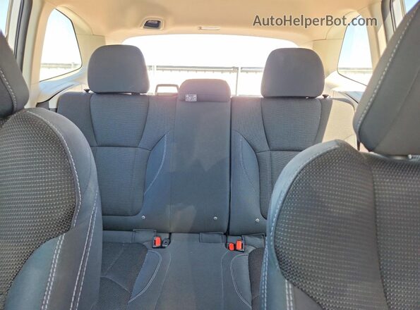 JF2SKACC8KH457210 2019 SUBARU FORESTER Silver Rear seats view