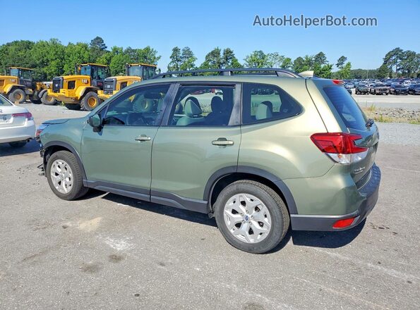 JF2SKACC9KH475005 2019 SUBARU FORESTER Зеленый Задняя левая четверть