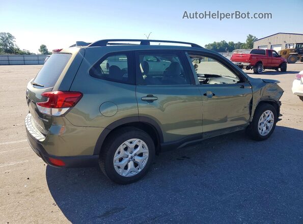 JF2SKACC9KH475005 2019 SUBARU FORESTER Зеленый Задняя правая четверть