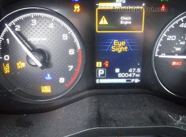 JF2SKACC9KH531783 2019 SUBARU FORESTER Black Instrument cluster view