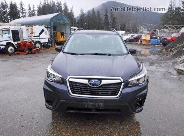 JF2SKACC9KH531783 2019 SUBARU FORESTER Black Front view