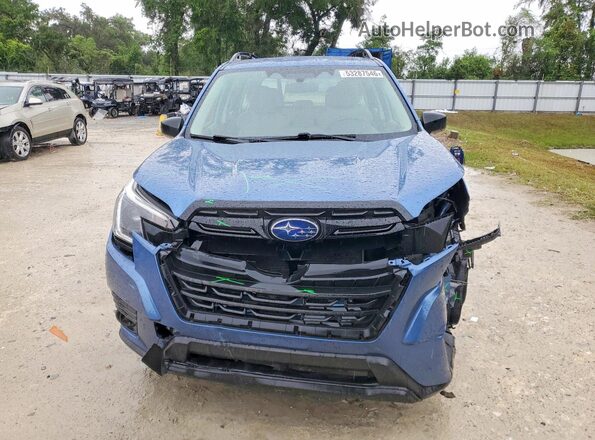 JF2SKACCXNH500692 2022 SUBARU FORESTER Blue Front view