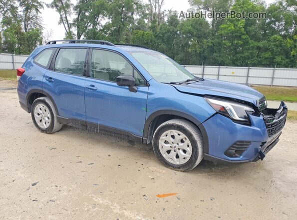 JF2SKACCXNH500692 2022 SUBARU FORESTER Blue Front right
