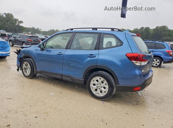 JF2SKACCXNH500692 2022 SUBARU FORESTER Blue Rear left