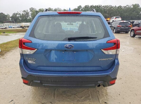 JF2SKACCXNH500692 2022 SUBARU FORESTER Blue Rear view