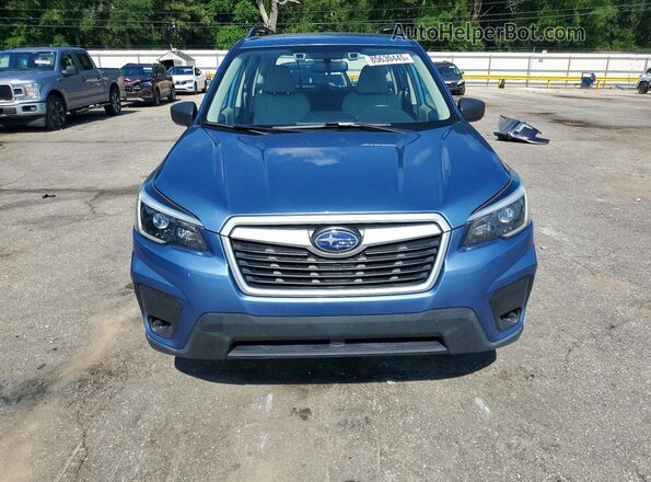 JF2SKADC0MH421481 2021 SUBARU FORESTER Blue Widok z przodu