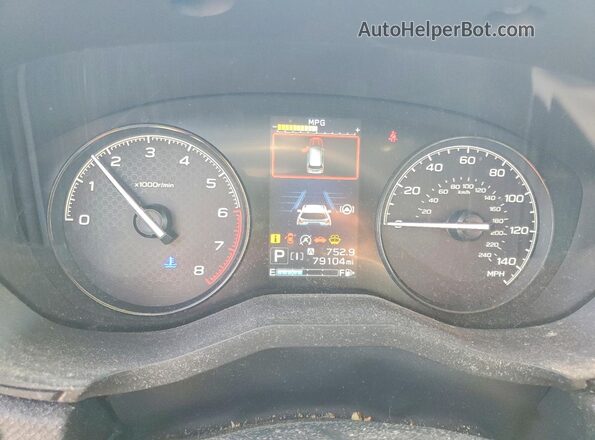 JF2SKADC0MH421481 2021 SUBARU FORESTER Blue Widok zestawu wskaźników