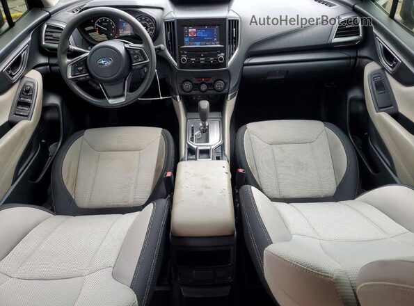 JF2SKADC2LH484757 2020 SUBARU FORESTER Black Առջևի վահանակի տեսք