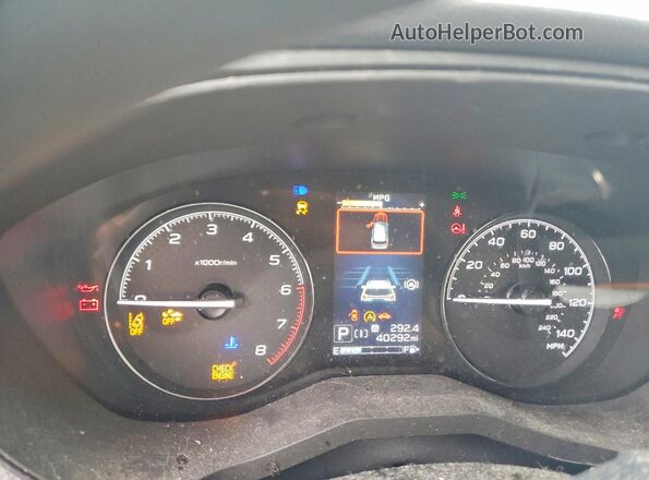 JF2SKADC2LH525162 2020 SUBARU FORESTER Silver Widok zestawu wskaźników