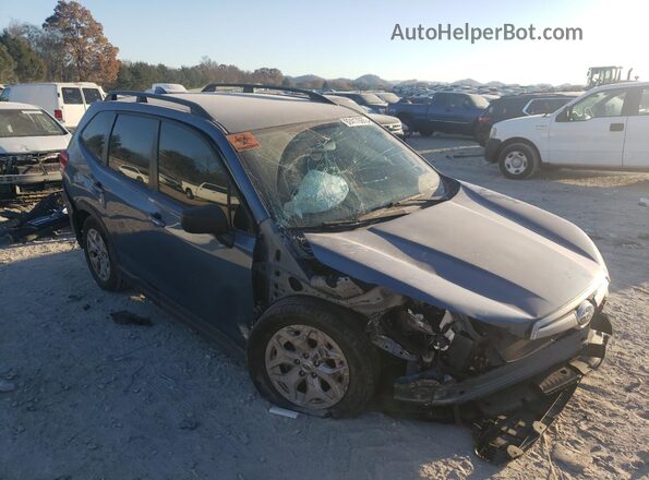 JF2SKADC2MH569115 2021 SUBARU FORESTER Blue Front right