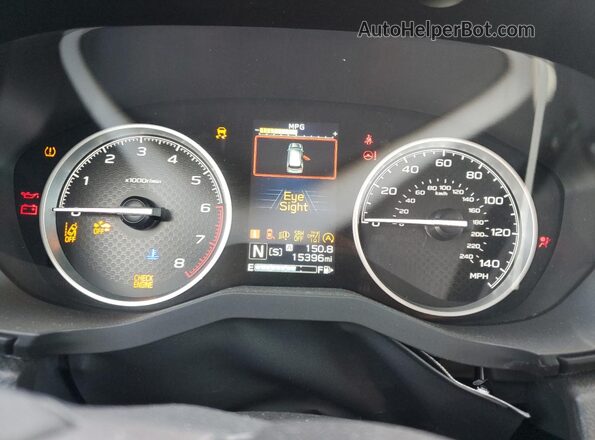 JF2SKADC2RH465750 2024 SUBARU FORESTER Black Widok zestawu wskaźników