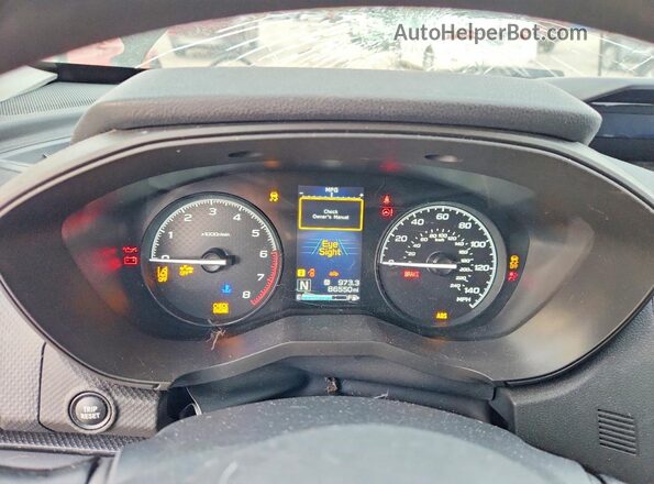 JF2SKADC3LH464775 2020 SUBARU FORESTER White Vista del cuadro de instrumentos