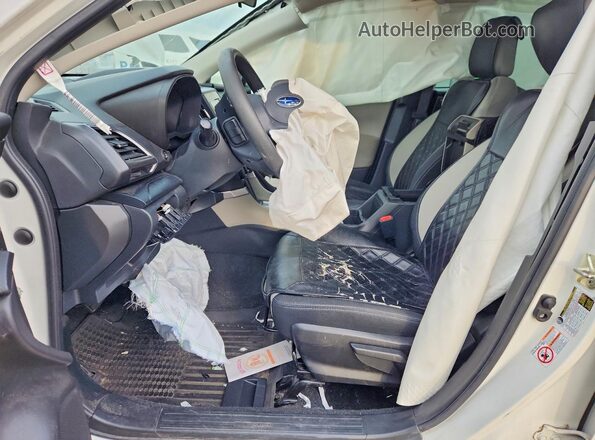JF2SKADC3LH464775 2020 SUBARU FORESTER White Vista interior delantera