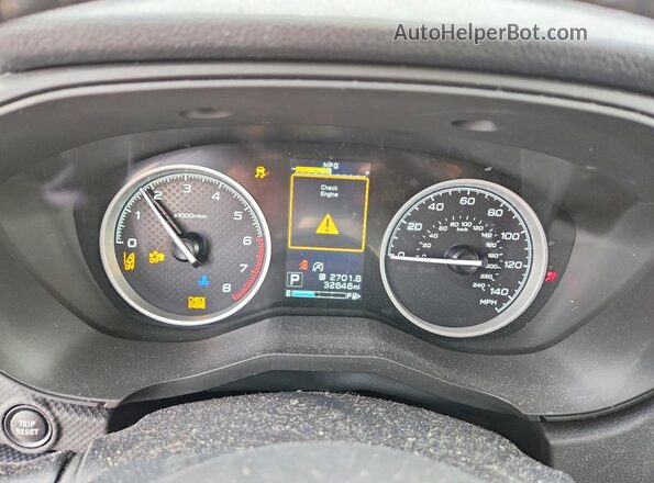 JF2SKADC3RH428819 2024 SUBARU FORESTER Green Вид щитка приладів