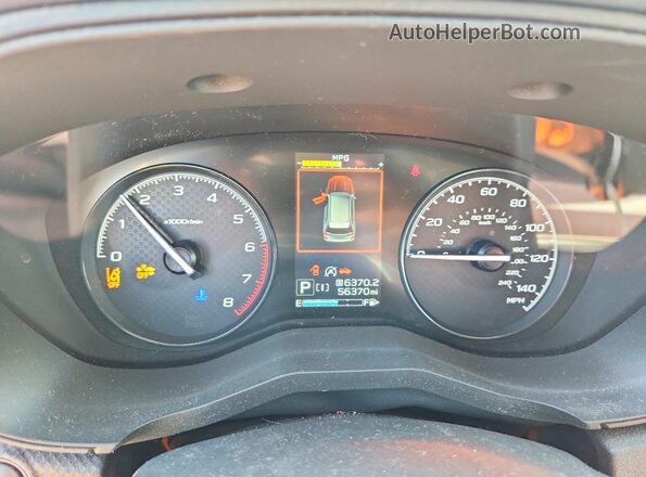 JF2SKADC4MH417532 2021 SUBARU FORESTER White Вид щитка приладів