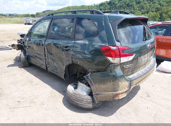 JF2SKADC4NH498033 2022 SUBARU FORESTER Green Trasero izquierdo