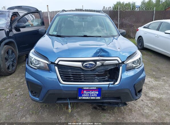 JF2SKADC5LH535216 2020 SUBARU FORESTER Синий Вид щитка приборов