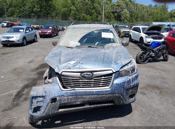 JF2SKADC5MH554656 2021 SUBARU FORESTER Blue Вид щитка приладів