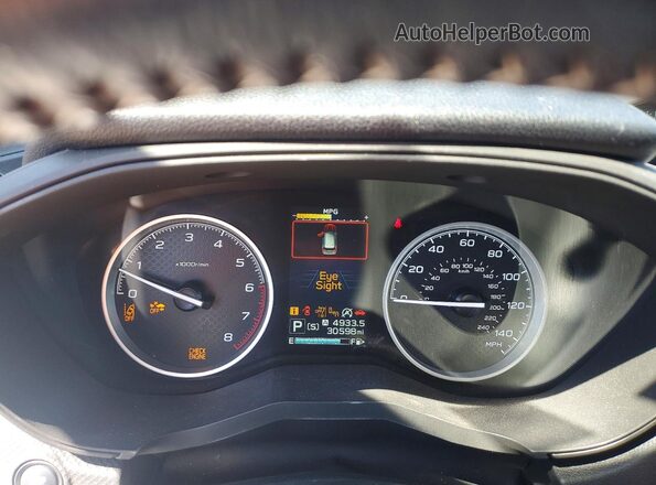 JF2SKADC6RH450569 2024 SUBARU FORESTER Black Սարքավորումների վահանակի տեսք