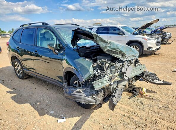 JF2SKADC7NH437405 2022 SUBARU FORESTER Green Przód prawy