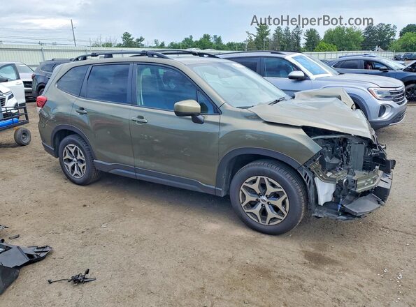 JF2SKADC7NH450686 2022 SUBARU FORESTER Green წინა მარჯვენა