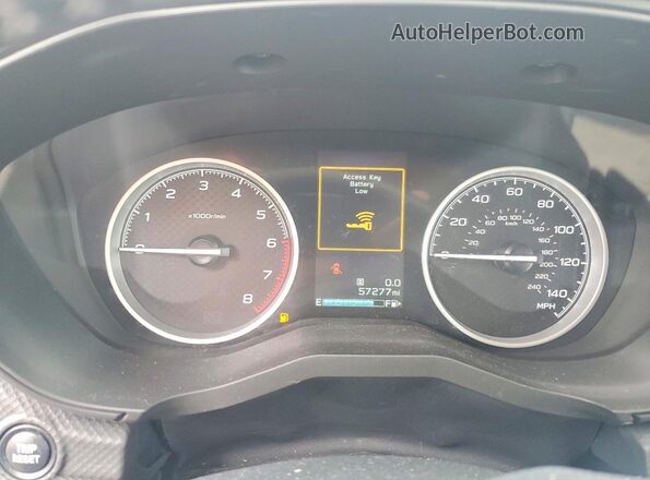 JF2SKADC7PH411633 2023 SUBARU FORESTER White Widok zestawu wskaźników