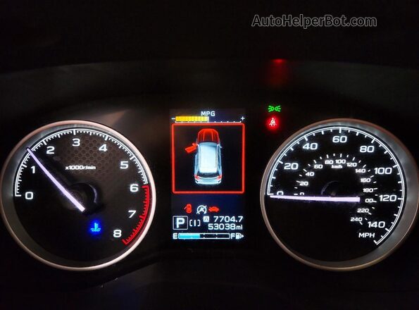 JF2SKADC7PH520965 2023 SUBARU FORESTER Green Вид щитка приладів