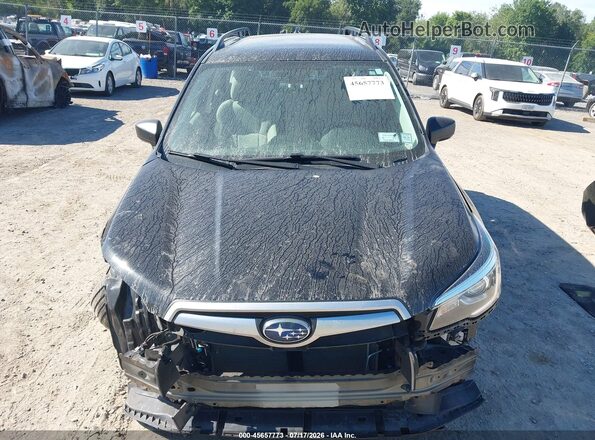 JF2SKADC8LH473472 2020 SUBARU FORESTER Black Widok wnętrza z tyłu