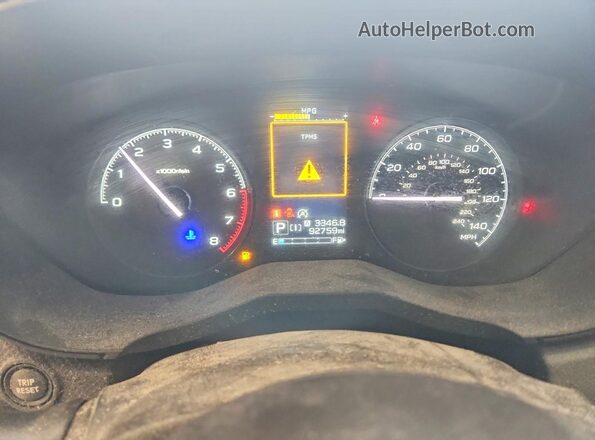 JF2SKADC8LH478882 2020 SUBARU FORESTER Gray Widok zestawu wskaźników