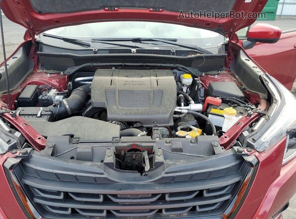 JF2SKADC8PH519825 2023 SUBARU FORESTER Burgundy Vista del compartimento del motor