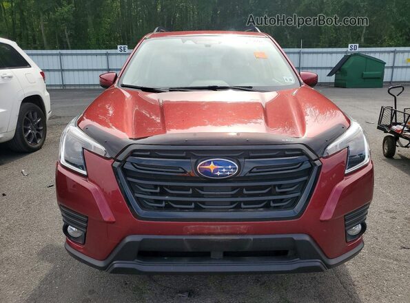 JF2SKADC8PH519825 2023 SUBARU FORESTER Burgundy Vista frontal