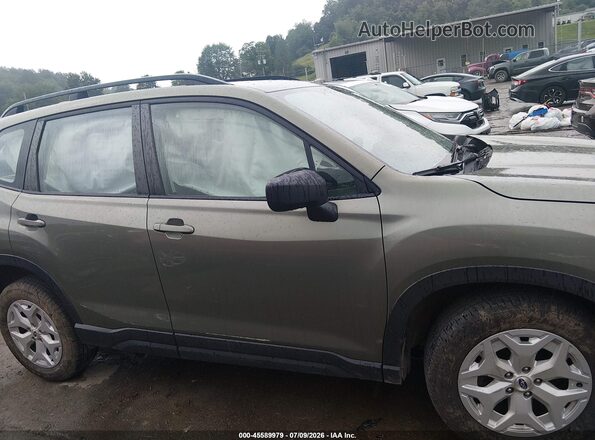 JF2SKADC9MH415338 2021 SUBARU FORESTER Green უკანა სალონის ხედი