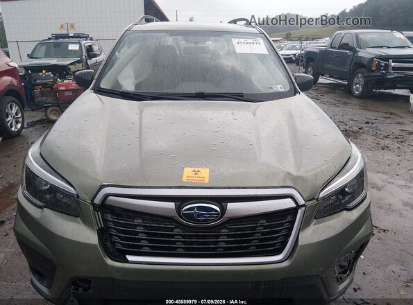 JF2SKADC9MH415338 2021 SUBARU FORESTER Green ხელსაწყოთა პანელის ხედი