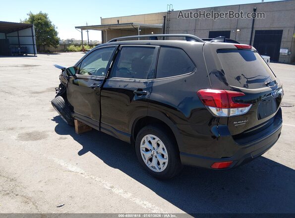 JF2SKADC9MH582833 2021 SUBARU FORESTER Black Задня ліва чверть