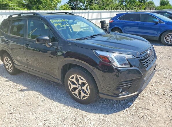 JF2SKADCXRH503371 2024 SUBARU FORESTER Black Передня права чверть
