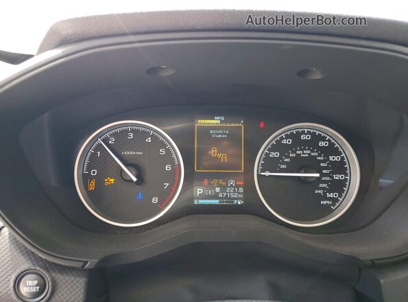 JF2SKAEC1PH530602 2023 SUBARU FORESTER Gray Instrument cluster view